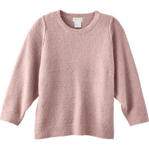 Luvamia Marshmallow Reverse Seam Crew Neck Lounge Set for Women Ultra Soft 2 Piece Loungewear with Bracelet Sleeve Top small