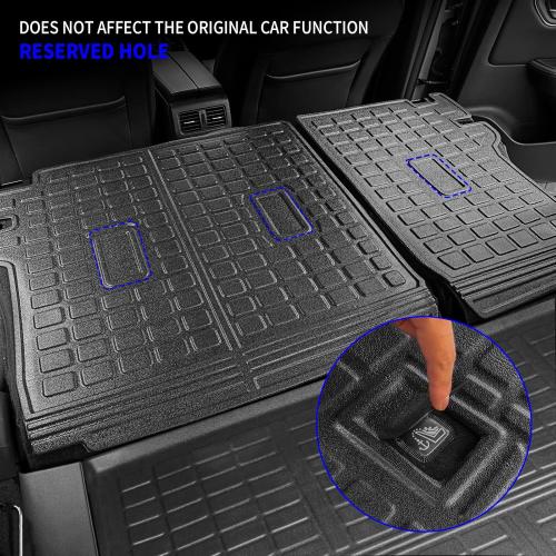 Rongtaod Floor Mats Compatible with 2021-2025 2026 Nissan Rogue Trunk Liner Cargo Mat Cargo Liner Back Seat Cover Protector 2024 Nissan Rogue Accessories (Floor Mats Backrest Mats Trunk Mat)