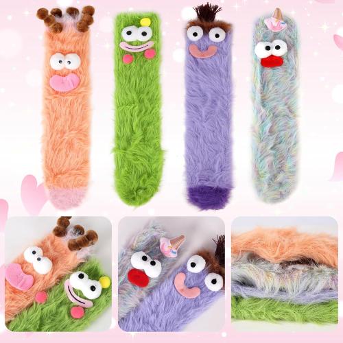 Vermeyen 4 Pair Funny Magnetic Holding Hands Socks Novelty Sock for Women Men Birthday Gifts for Her Halloween Christmas