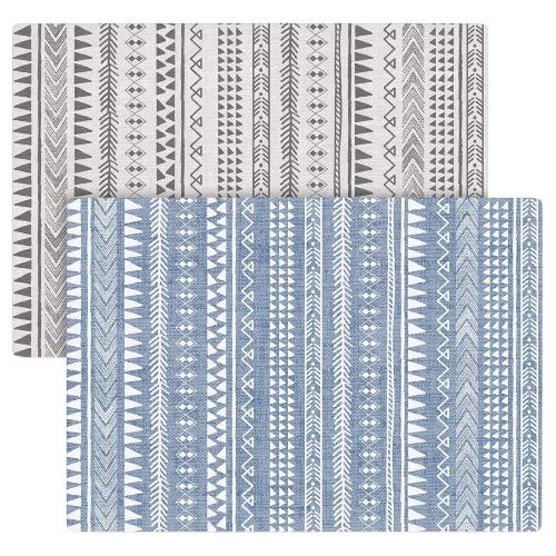 Berry Lane Baby Play Mat | Large 6.5 ft x 4.5 ft One-Piece Reversible Foam Floor Playmat | Tummy Time | Extra Soft & Thick | Non-Toxic | for Infants, Babies, Toddler, and Kids