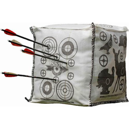 Archery Target Cube Fill Yourself Crossbow Target Will Stop Arrows & Crossbow Bolts at 10ft 2 Finger Removal