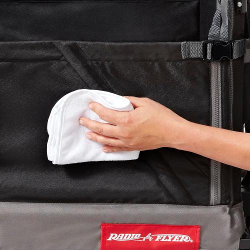 Radio Flyer Wagon for Kids, Baby Stroller, Outside Toys for Toddlers 1-3, Rolling Cart, Beach Cart with Wheels, Trav'ler Stroller Wagon with Protective Cover, for Ages 1  Years