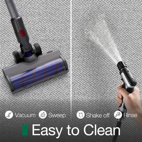 LUMI Ultra Thin Indoor Door Mat for Entrance 32x48, Non Slip Entryway Mat, Low Profile Doormat, Unique Herringbone Design Carpet for Inside, Patio, Porch, Gray