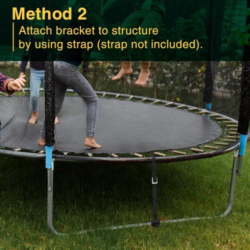 VASGOR 24” Mobile Home Anchors - Ground Anchor Screw in with Brackets and Adapter for Drill - Earth Anchors - Storage Shed and Swing Anchor Kits