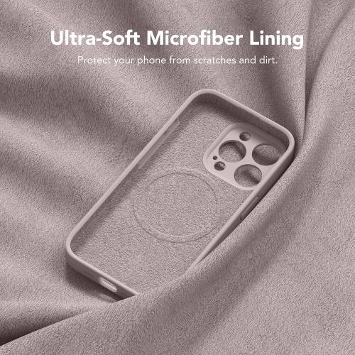 Magnetic for iPhone 15 Pro Case Silicone Hazel
