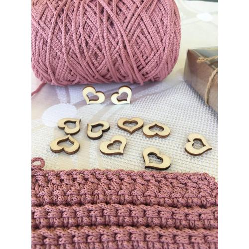 Macrame 3mm Craft Cord, Colored Soft Polyester 250 gr 175 m DIY Line, Wall Hanging Rope, Bag, Basket String, Crochet and Knitting Yarn (4079)