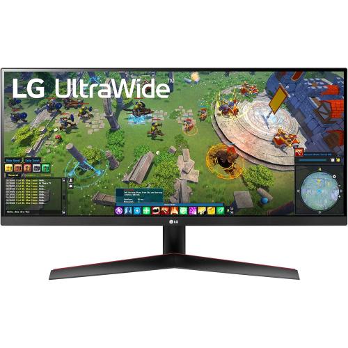 LG 29WP60G-B UltraWide Monitor 29 21:9 FHD (2560 x 1080) IPS Display, sRGB 99% Color Gamut, HDR 10, USB Type-C Connectivity, 3-Side Virtually Borderless Display - Black