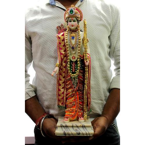 Size 18 eSplanade Ram ji Shri Ram and Sita Maa Murti Idol Statue Sculpture | Decorative Items - Home Decor | Resin - Multi - 18 Inches (Big Size)