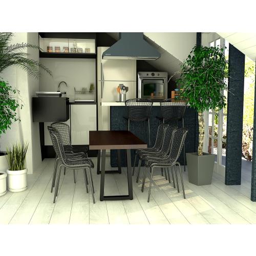 Metal Table Legs For Heavy Duty Square Tube Desk Frame Modern Dining Table/Coffee Table Legs,Set of 2(U)
