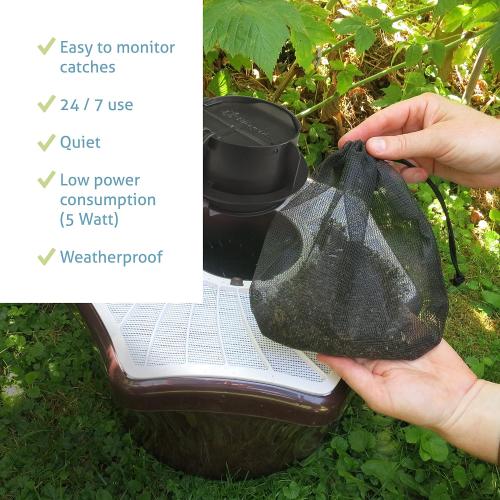 BIOGENTS BG-Mosquitaire and BG-Sweetscent Bundle • Outdoor Mosquito Trap   Mosquito Attractant • Effective Mosquito Trap and Attractant to Lure Asian Tiger and Dengue Mosquitoes
