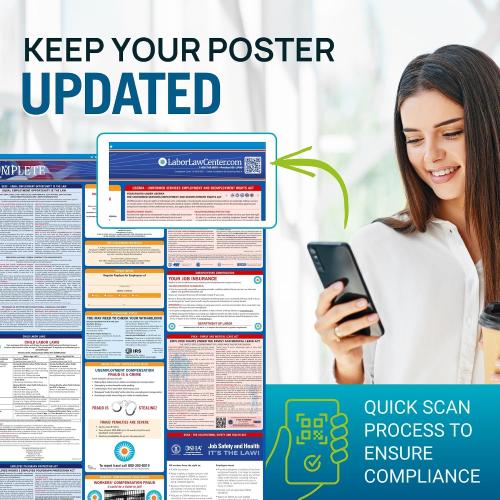 Labor Law Posters Texas 2026, English, Spanish, State Federal Notices | 26 x 39.5, Federal Workplace Notices With OSHA, EEOC, FMLA, Minimum Wage, HR Office, Worksite, Employee Posting Details