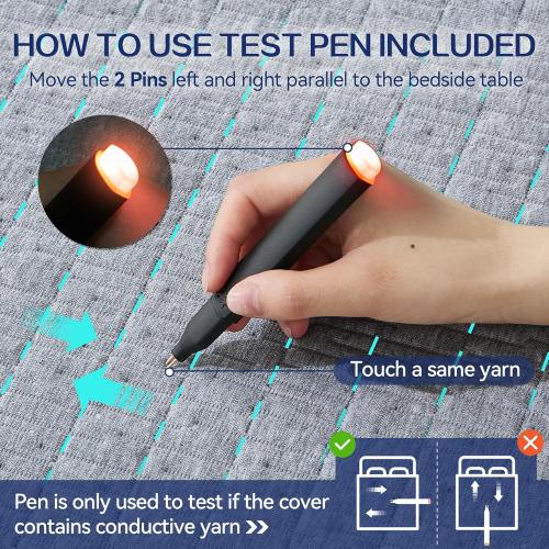 SINWEEK 2 Inch Mattress Topper Twin Size, Soft Memory Foam for Back Pain Relief, Breathable Bed Topper with Grey Cover, CertiPUR-US Certified