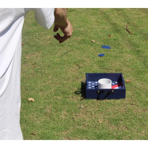 Washer Toss Games Wooden No MDF Includes 8 Washers Reinforced PVC Tube Perfect for Yard Outdoor Games