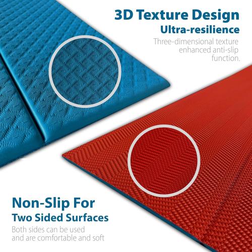 Foldable Yoga Exercise Mat – Lightweight, Anti-Slip, and Easy to Store for Yoga, Pilates, Home Workouts, and Floor Exercises