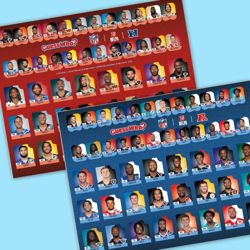 Guess Who? NFL Edition Board Game | Officially Licensed NFL Game for Kids and Families | Ages 6  | 2 Players | 15 Mins. | Football Games