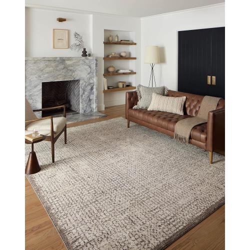 Loloi Darby Collection DAR-04 Ivory/Stone 2'-7 x 8'-0 Runner Rug