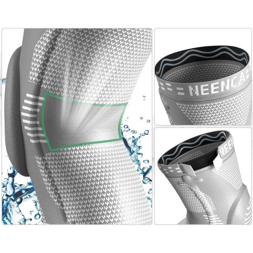 NEENCA Professional Knee Brace for Women/Men, Knee Support with Patella Pad & Side Stabilizers, Compression Knee Sleeve for Knee Joint Pain, Meniscus Tear, ACL, PCL, Runner, Workout - FSA/HSA Approved