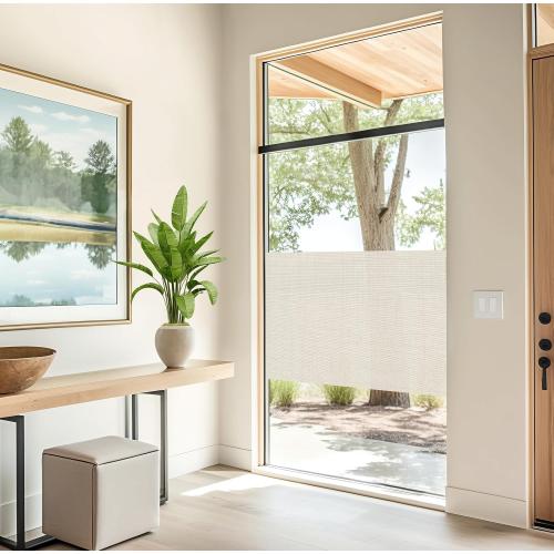 Artscape Fog | Woven Window Privacy Film | UV Protection | PVC-Free | Easy to Apply & Removable | 23.5 x 41.5 inches | Made in Belgium