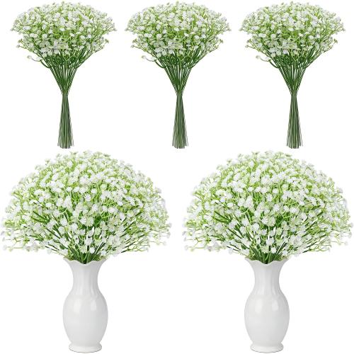 24Pcs Babys Breath Artificial Flowers Bulk, 11in Stems for Vase DIY Decor