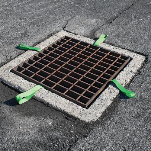 PIG Storm Drain Filter | Adjustable Stainless Steel Frame | Inside the Drain Filter | for Storm Drains Rectangle