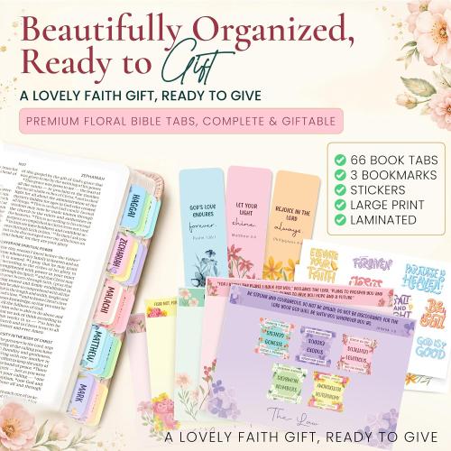 Premium Series – 66 Christian Bible Chapter Tabs