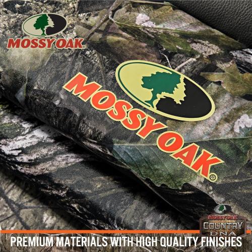 Mossy Oak Low Back Camo Full Size Bench Seat Covers, Universial Fit, Fit Most Rear Seats - Made with Premium Rip-Stop Oxford Fabric - Official Licensed Product