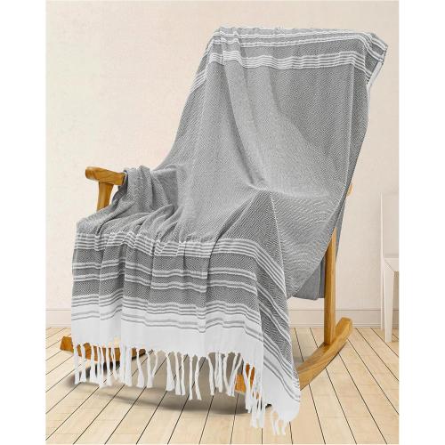 Gray Soft Throw Blanket Bedroom Decoration Living Room Accessories Sofa Couch Cover Apartment Essential Boho Minimalist Magnolia Japandi Organic Modern Scandinavian Nursery Hogar Neutral Decor Grey