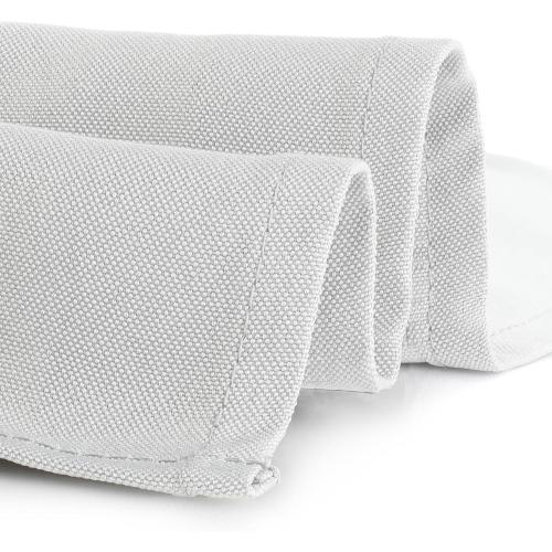 Gee Di Moda Rectangle Tablecloth - 90 x 156 Inch White Table Cloth for 8 Foot Tables with Floor-Length Drop - Heavy Duty Washable Fabric for Holiday Party, Dinner, Weddings & Baby Shower
