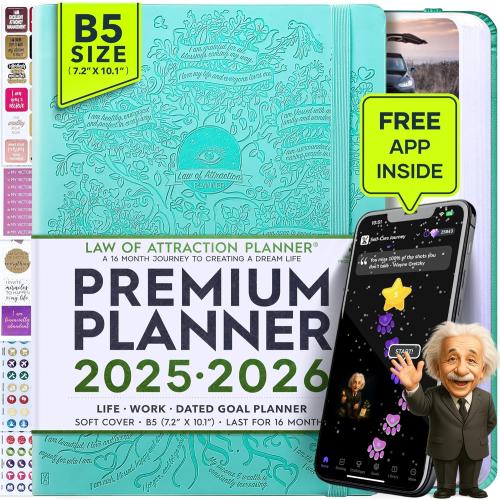 2025-2026 Planner Weekly and Monthly | 16-Month Life Planner to Increase Focus & Productivity | Reduce Overwhelm & Achieve Your Biggest Goals | Include Gift Box & Stickers | Sep 2025-Dec 2026