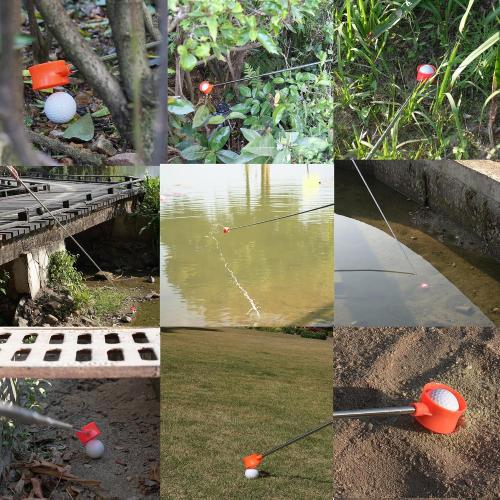 9Ft/12Ft/17Ft/20Ft Golf Ball Retriever for Water Telescopic, Light Weight Double Sided Golf Ball Picker Upper, Men's and Women's Golf Accessories Gifts.