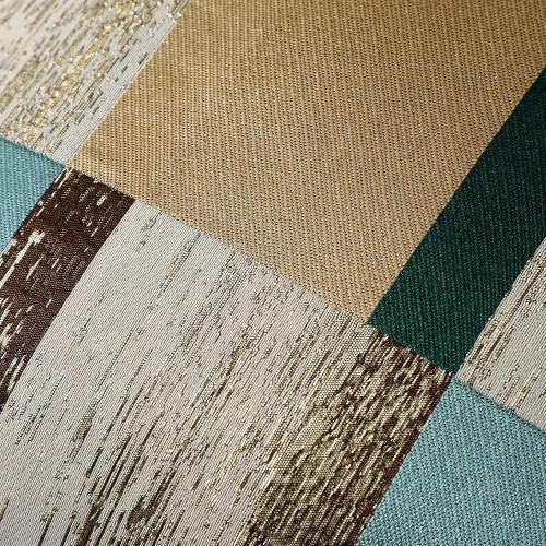 vctops Luxury Gold Patchwork Decorative Throw Pillow Covers Soft Square Cushion Case Pillowcase for Sofa Bedroom Car (Green,18x18)