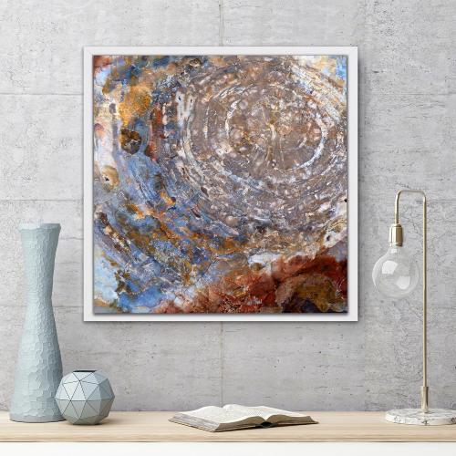 Pixy Canvas Floater Frame 24x24 for 1-1/4 (1.25) inch Deep Canvas Paintings/Canvas Prints/Wood Canvas Panels/Wall Art/Wall Decor/Home Decor/Artwork (White, 24 x 24 inch, Square)