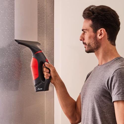 Vileda WindoMatic Power Window Vacuum Cleaner, Handheld and Portable Electric Window Cleaner, UK Version
