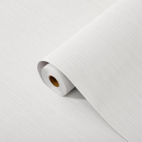 Peel and Stick Wallpaper, Grasscloth Textured, 24 x 394, Self-Adhesive Vinyl Linen Embossed Contact Paper for Walls, Cabinets, Bedroom (Ivory White)