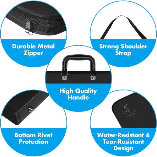 Vantasii Black Art Portfolio Case