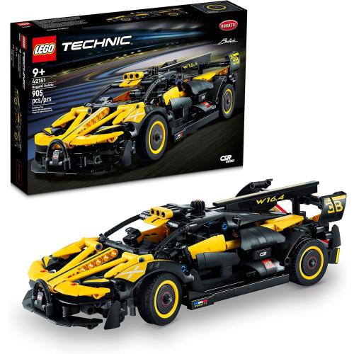 LEGO Technic Bugatti Bolide Racing Car Building Set - Model and Race Engineering Toy for Back to School, Collectible Sports Car Construction Kit for Boys, Girls, and Teen Builders Ages 9 , 42151