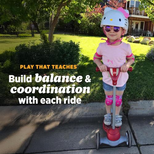 Radio Flyer My 1st Scooter, Red, For Kids 2-5 Years Old, Extra Wide Base for Balance, 2 Front Wheels for Added Stability, Easy to Use Foot Brake, 3 Wheel Scooter for Kids, (Amazon Exclusive)