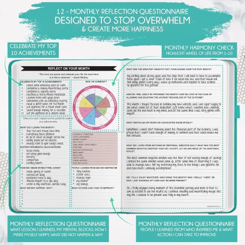 Deluxe 2026 Planner Weekly and Monthly | Law of Attraction Planner with Productivity App | 12-Month for Productivity, Gratitude & Goal Setting | Includes Foldable Vision Board, Gift Box & Stickers