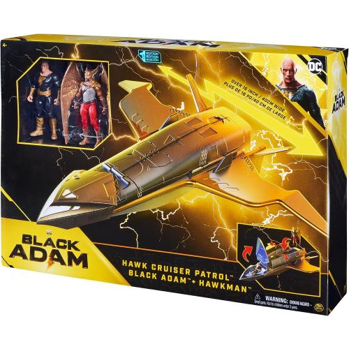 DC Comics, Hawk Cruiser Patrol, , Over 16-inch Wide, First Edition, Super Hero Kids Toys for Boys and Girls Aged 4 and Up