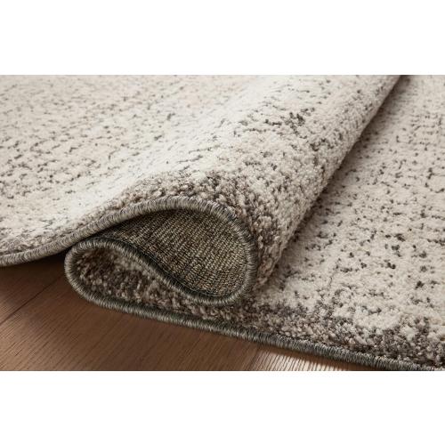 Loloi Darby Collection DAR-04 Ivory/Stone 2'-7 x 8'-0 Runner Rug