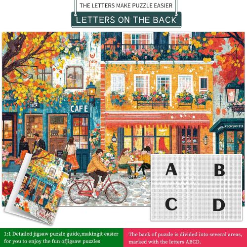 Jigsaw Puzzles for Adults 1000 Pieces, Interlock Perfectly No Dust, Impossible Difficult Hard Fun 1000 Piece Jigsaw Puzzles for Adults-1:1 Poster-Romantic Time