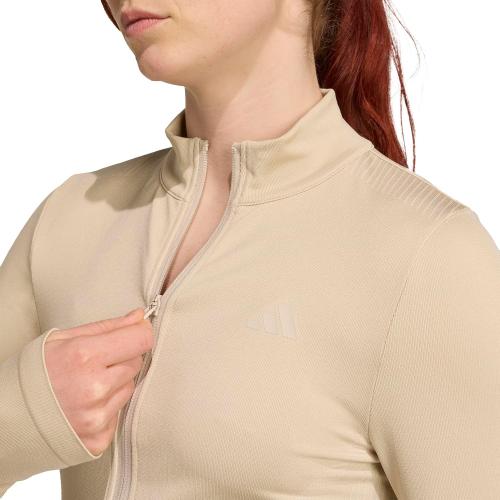 adidas womens Essentials Full-zip Knit Workout Jacket