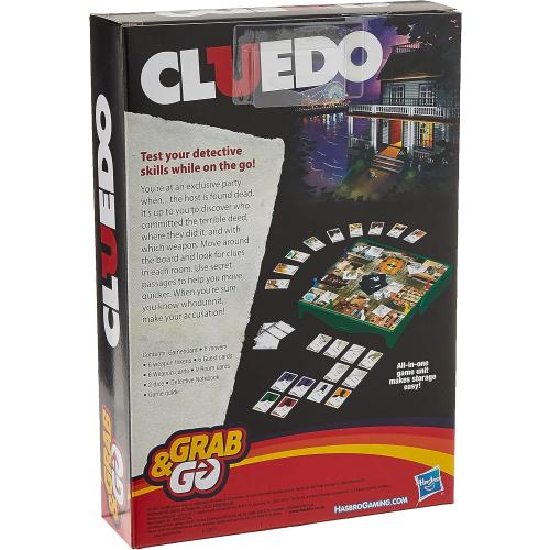 Hasbro Gaming Cluedo Grab & Go Game,60 x 80 cm