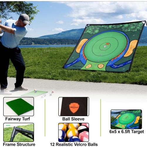 Battle Golf Chipping Game - The Original Portable Golf Game for Chipping Practice for Dads and Junior Golfers - Indoor and Outdoor