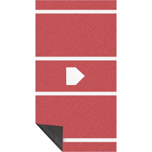 Baseball Hitting Mat Pro Batting Cage Mat Antislip TPR Rubber Backing with Home Plate for Baseball Softball Training Indoor and Outdoor