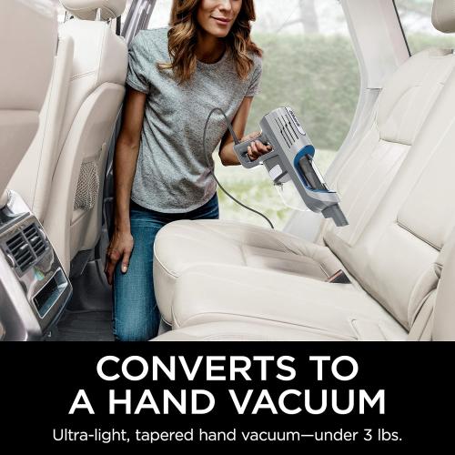 Shark | Corded Stick Vacuum Cleaner | Vertex Ultralight | Removable Handheld Vacuum | Pet Hair Vacuum for Carpet and Hard Floor | Powerful Suction | No Hair Wrap | 3 Attachments Included | HZ2002