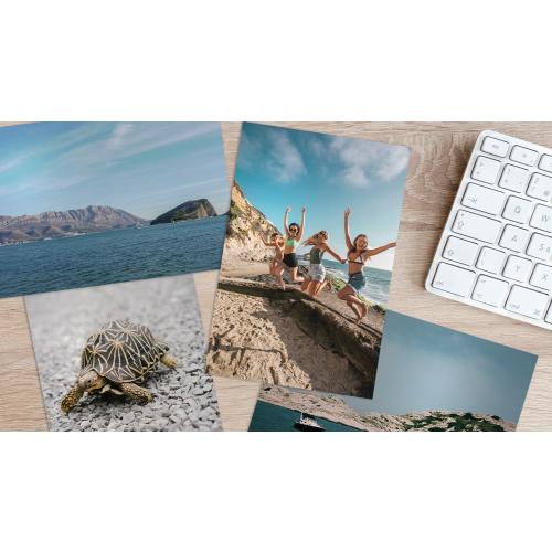 PrintWorks White Matte Cardstock 8.5 x 11 - 100 Sheets - 200 gsm Paper/110 lb Cardstock - Prints Like Matte Photo Paper - Ideal for School & Crafts - Photo Card Stock Made in the USA (00568)