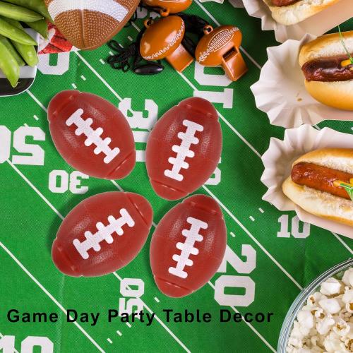 GIFTEXPRESS Football Fidget Spinners - 36 Piece Brown Color Kids 2 Party Favor Toys - Bulk Mini Foot Ball Stress Toy for Boys & Girls Birthday Gift