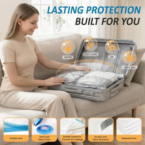Vacuum Storage Bags with Hand Pump, Vacuum Seal Space Saver Bags,20 Combo