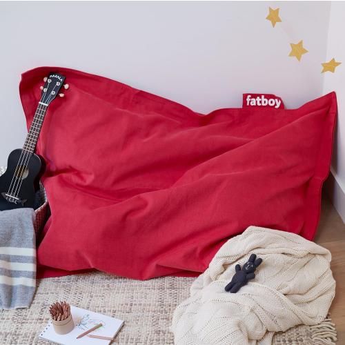 Super Bean Indoor Bean Bag Chair, Red, Large